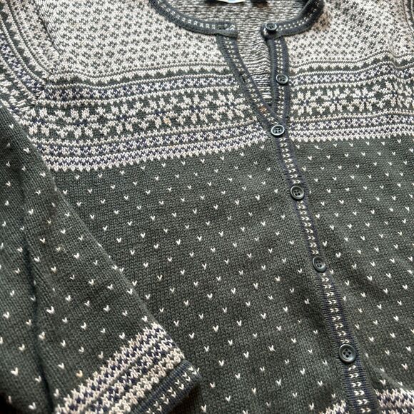 Vtg Paul Harris Design Button-Up Cardigan Sweater Women’s Small Fair Isle - Picture 2 of 6